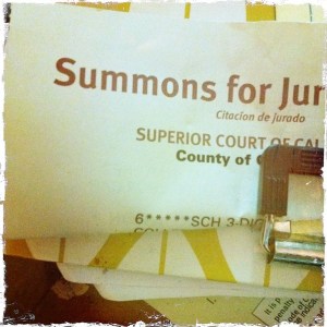 summons